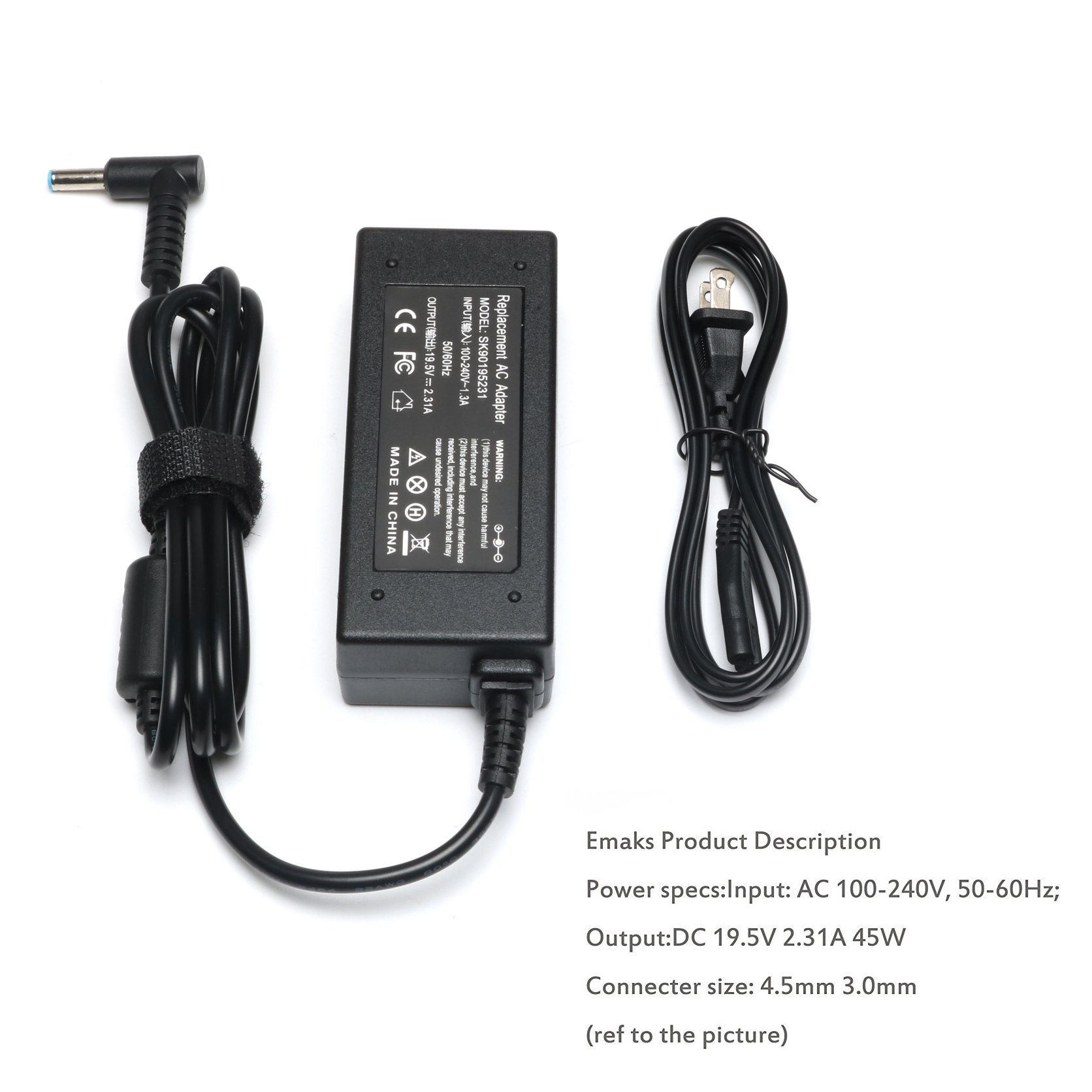 HP Chromebook 充電器　セット HP Chromebook用充電器,19.5v 3.33a 4.5x3.0mm,65w,ノートブック